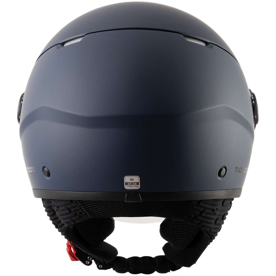 Casco Moto Jet Tucano Urbano C1001 EL'POP Matt Dark Blue