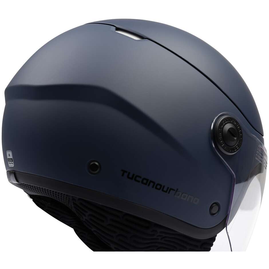 Casco Moto Jet Tucano Urbano C1001 EL'POP Matt Dark Blue