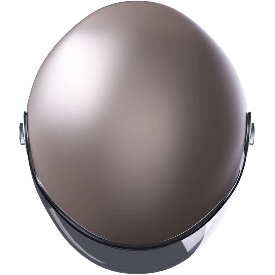 Casco Moto Jet Vintage Stormer CLYDE Solid Champagne Opaco