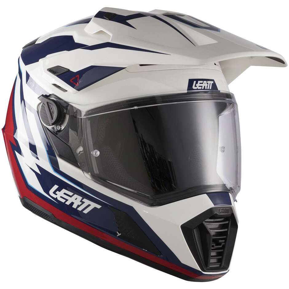 Casco Moto KIT ADV 7.5 Leatt Blu Rosso