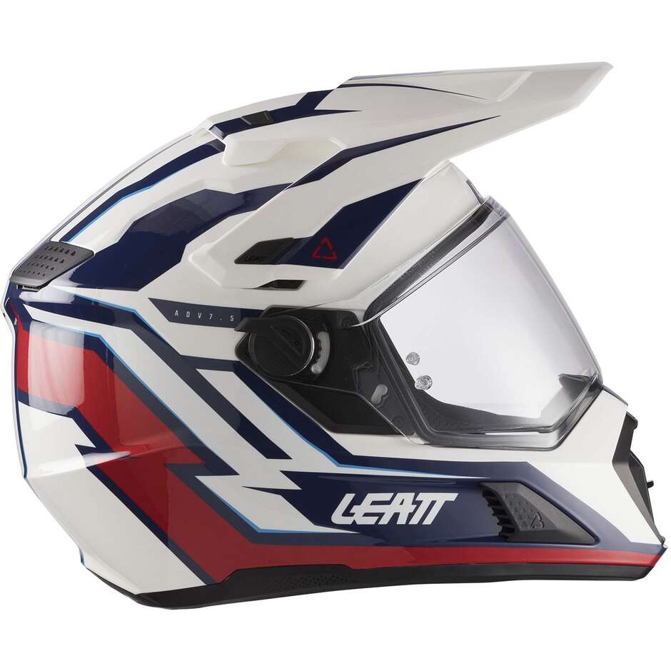 Casco Moto KIT ADV 7.5 Leatt Blu Rosso