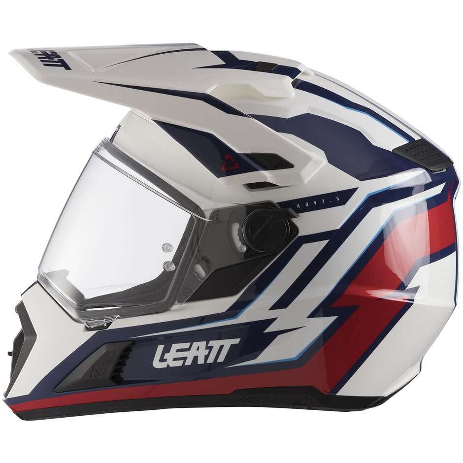 Casco Moto KIT ADV 7.5 Leatt Blu Rosso