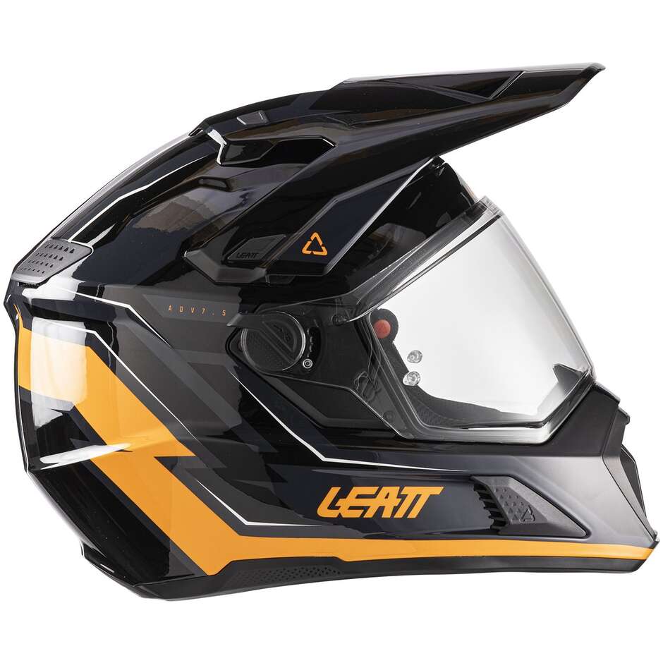 Casco Moto KIT ADV 7.5 Leatt Nero Arancione