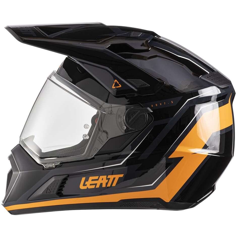 Casco Moto KIT ADV 7.5 Leatt Nero Arancione