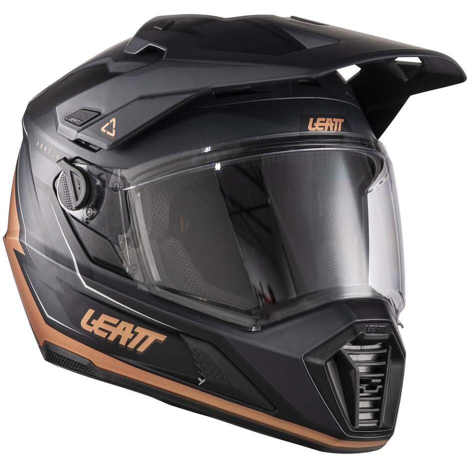 Casco Moto KIT ADV 7.5 Leatt Nero Marrone