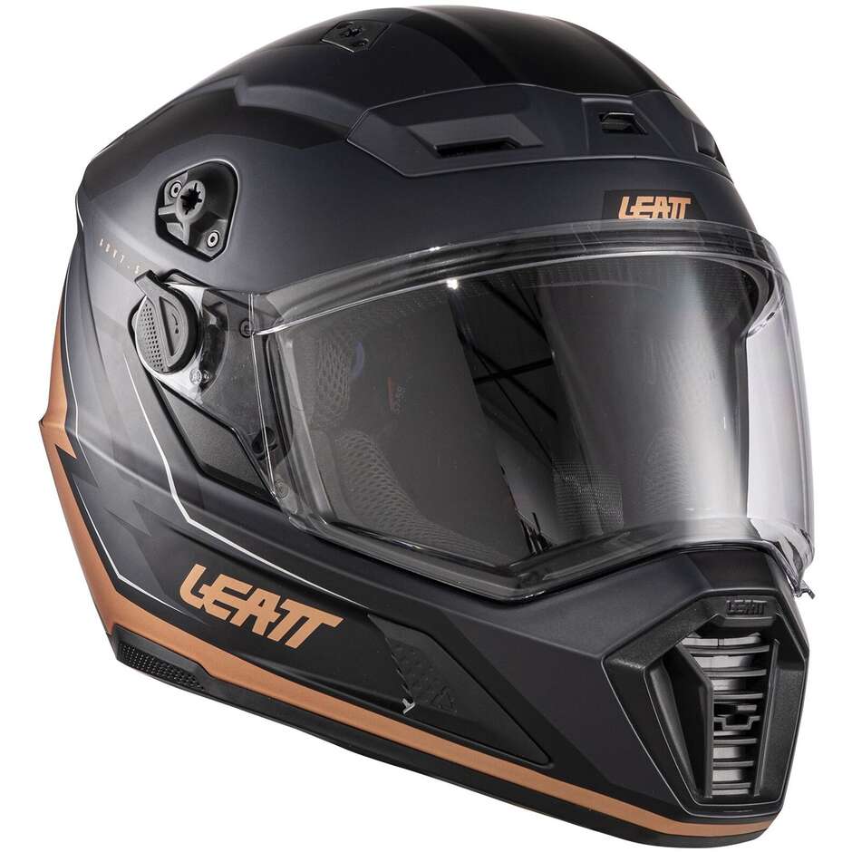 Casco Moto KIT ADV 7.5 Leatt Nero Marrone