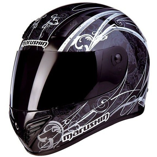 Casco Moto Marushin Integrale  999Rs Carat Nero Ultraleggero Novità 