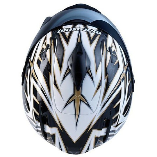 Casco Moto Marushin Integrale Tnt 888Rs Taki Nero Oro