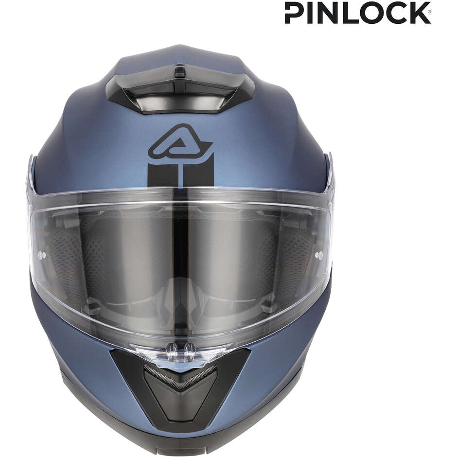 Casco Moto Modulare Acerbis Doppia Visiera SEREL 22.06 Blu