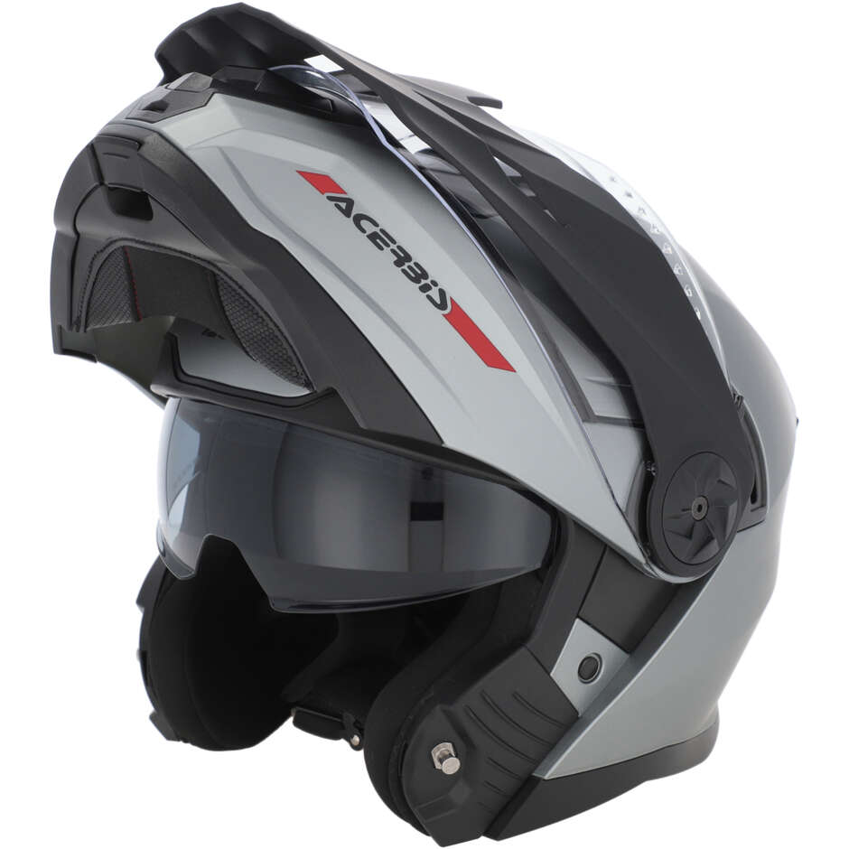 Casco Moto Modulare Acerbis Rider P/J Mono Grigio Opaco