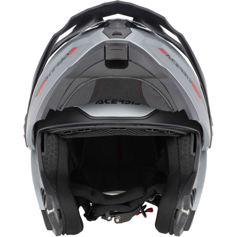 Casco Moto Modulare Acerbis Rider P/J Mono Grigio Opaco