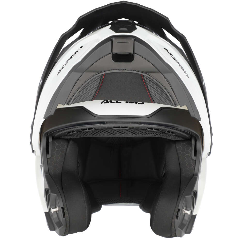 Casco Moto Modulare Acerbis Rider P/J Multi Bianco Nero