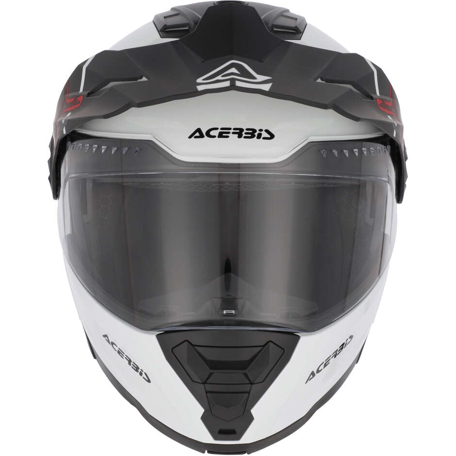 Casco Moto Modulare Acerbis Rider P/J Multi Bianco Nero