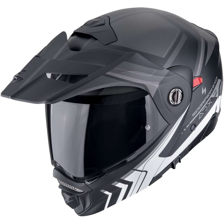 Casco Moto Modulare Adventure P/J ADX 2 LEWIS Nero taglia XL
