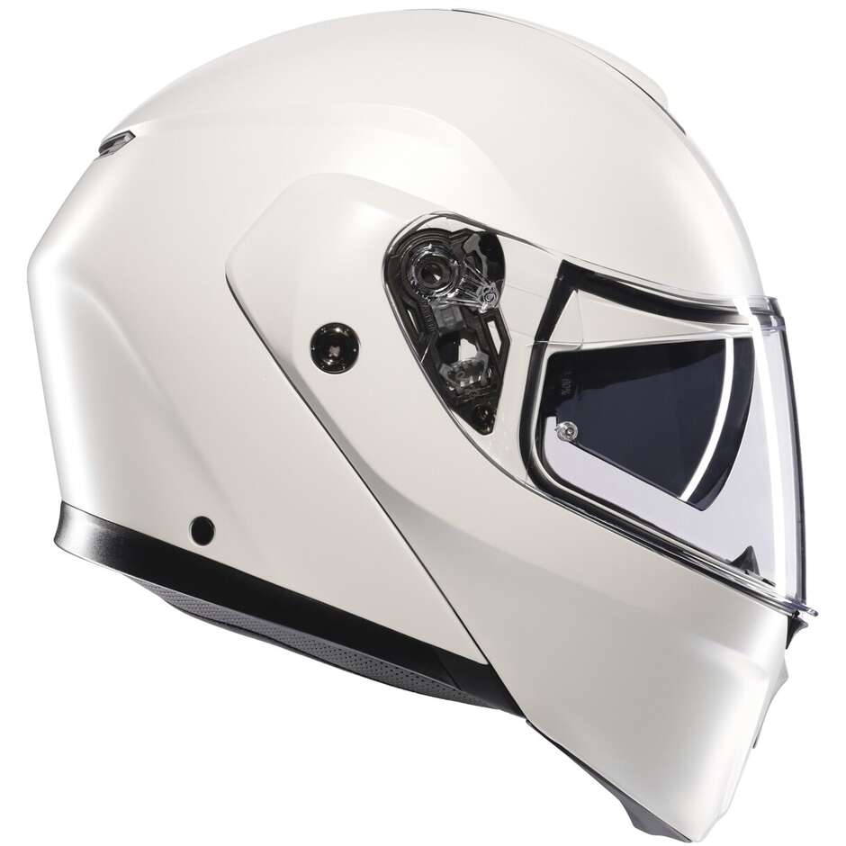 Casco Moto Modulare Agv STREETMODULAR Mono Bianco Materia Opaco