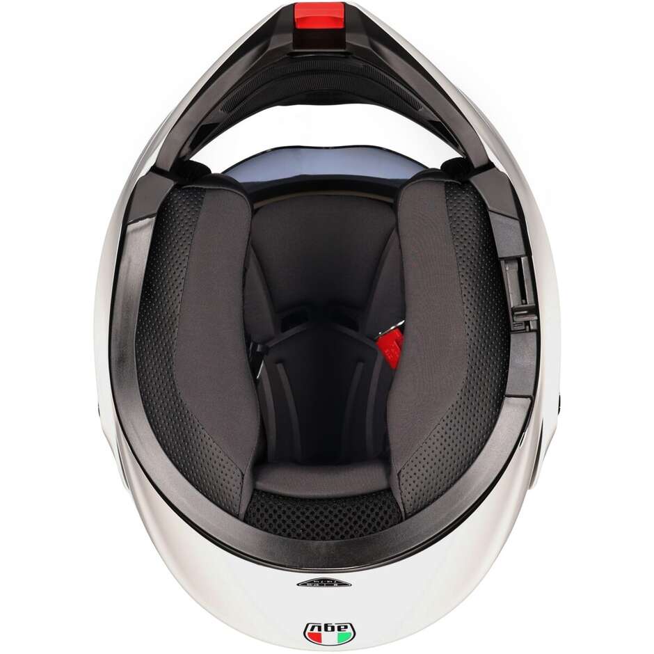 Casco Moto Modulare Agv STREETMODULAR Mono Bianco Materia Opaco