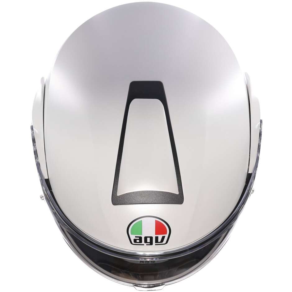 Casco Moto Modulare Agv STREETMODULAR Mono Bianco Materia Opaco