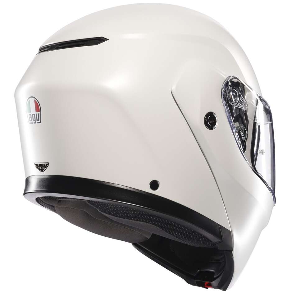 Casco Moto Modulare Agv STREETMODULAR Mono Bianco Materia Opaco
