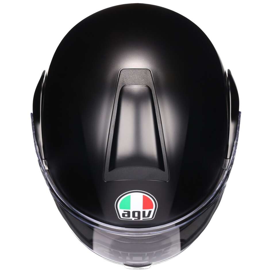 Casco Moto Modulare Agv STREETMODULAR Mono Opaco Nero