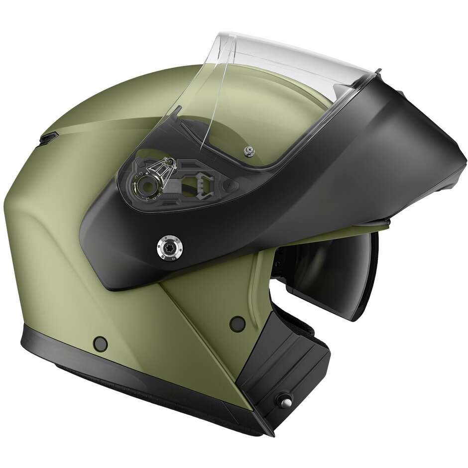 Casco Moto Modulare Agv STREETMODULAR Mono Opaco Verde Pastello Nero