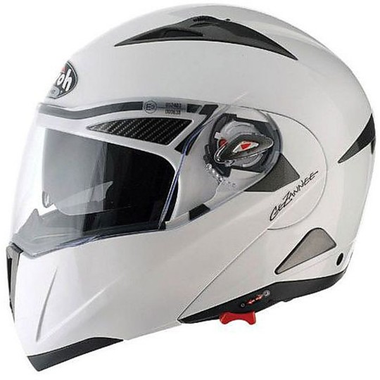 Casco Moto Modulare Airoh Cezanne Color Bianco Lucido