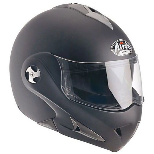 Casco Moto Modulare Airoh Mathisse Rs Color Nero Opaco Doppia Visiera