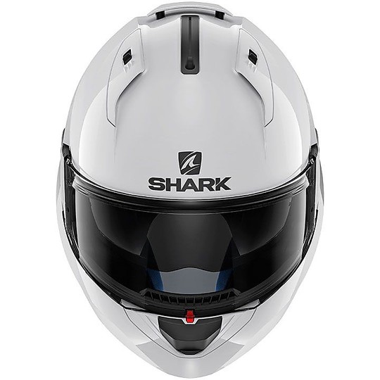 Casco Moto Modulare Apribile Shark EVO ONE 2 BLANK Bianco Lucido