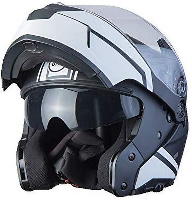 S Nero//Giallo BHR Helmets 805 POWER Casco Moto Unisex Adulto