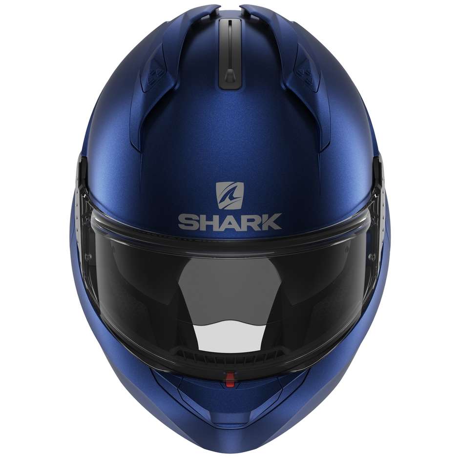 Casco Moto Modulare In Shark EVO GT BLANK Blu Opaco
