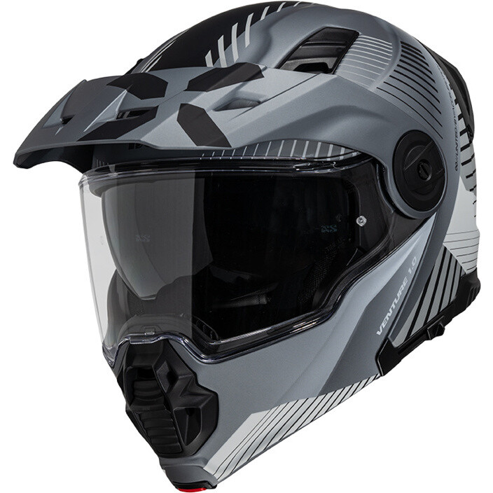 Casco Moto Modulare VENTURE 1.0 Opaco Grigio-antracite taglia S