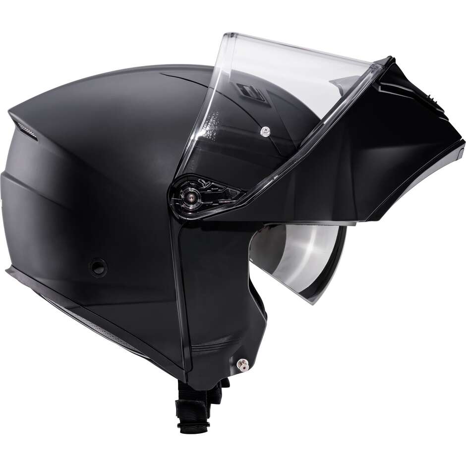 Casco Moto Modulare Kyt NM-1 PLAIN Nero Opaco