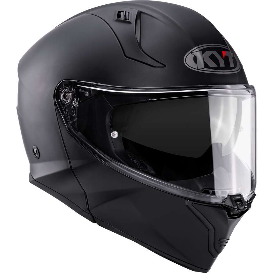 Casco Moto Modulare Kyt NM-1 PLAIN Nero Opaco