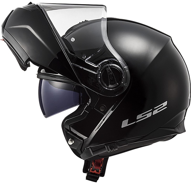 LS2 Caschi Moto Strobe Nero