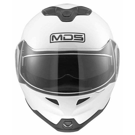 Casco moto Modulare MDS By AGV Md 200 Mono Bianco lucido
