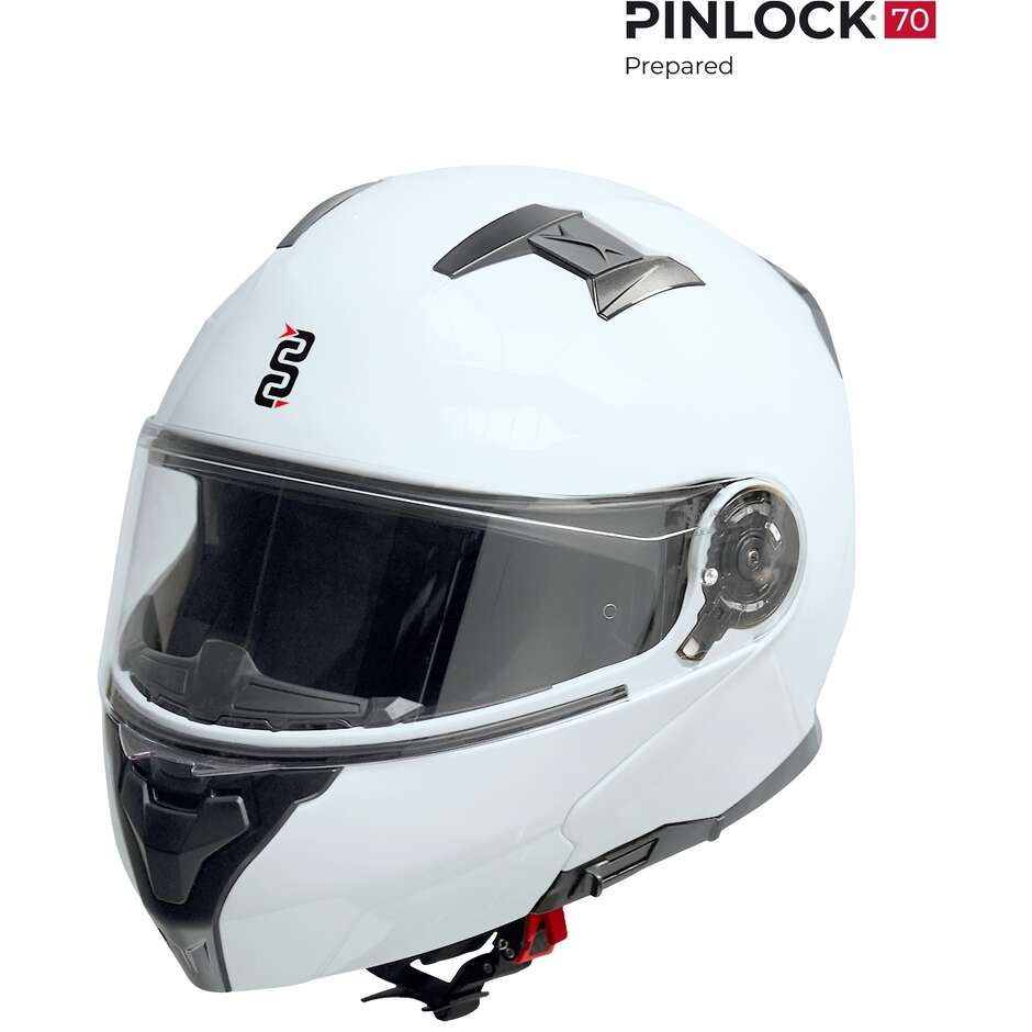 Casco Moto Modulare OJ ORIZZONTE Bianco