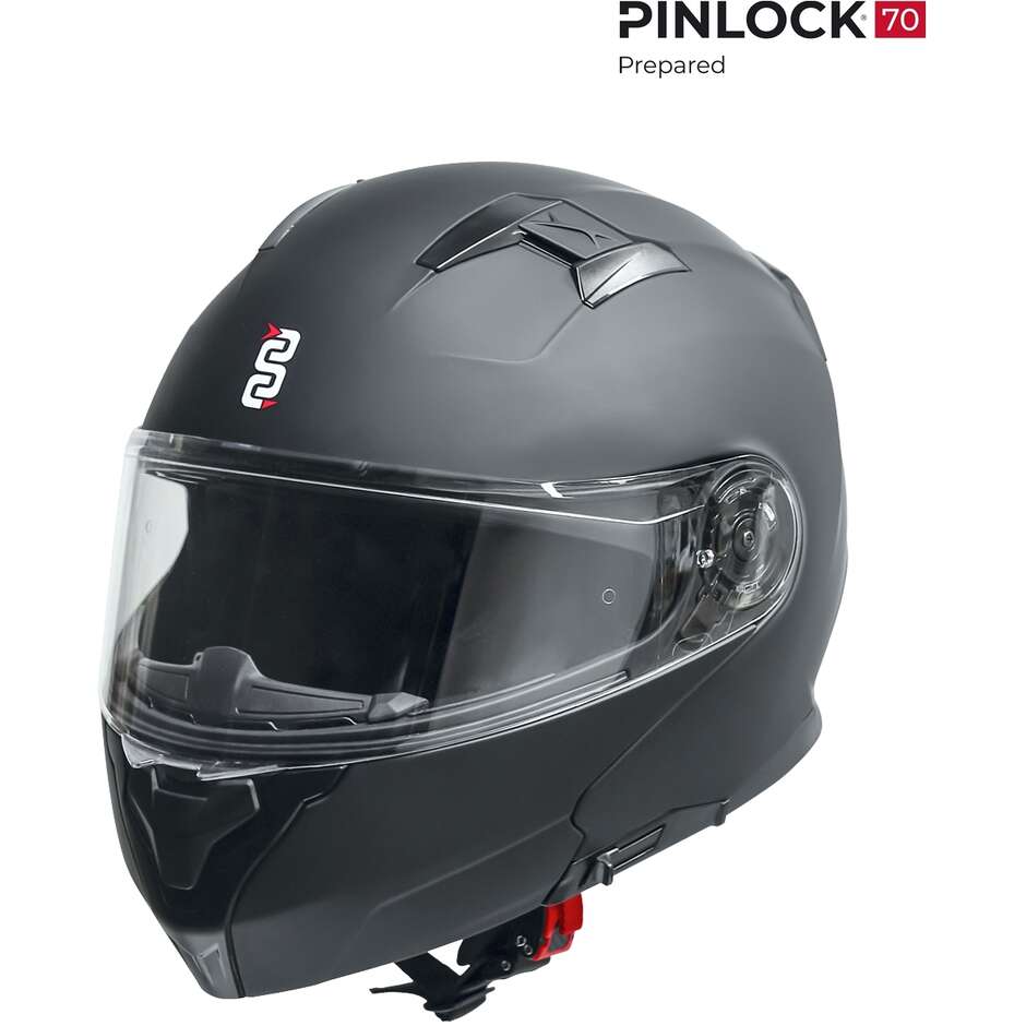 Casco Moto Modulare OJ ORIZZONTE Nero Opaco