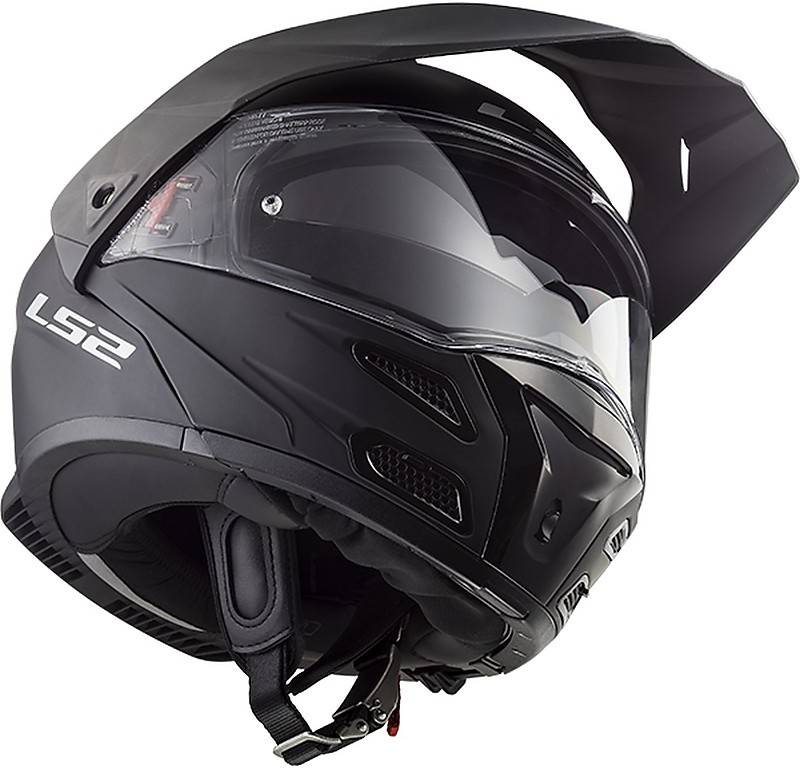 Casco Moto Modulare Omologato P/J Ls2 FF324 METRO EVO Solid Nero Opaco  Vendita Online - Outletmoto.eu