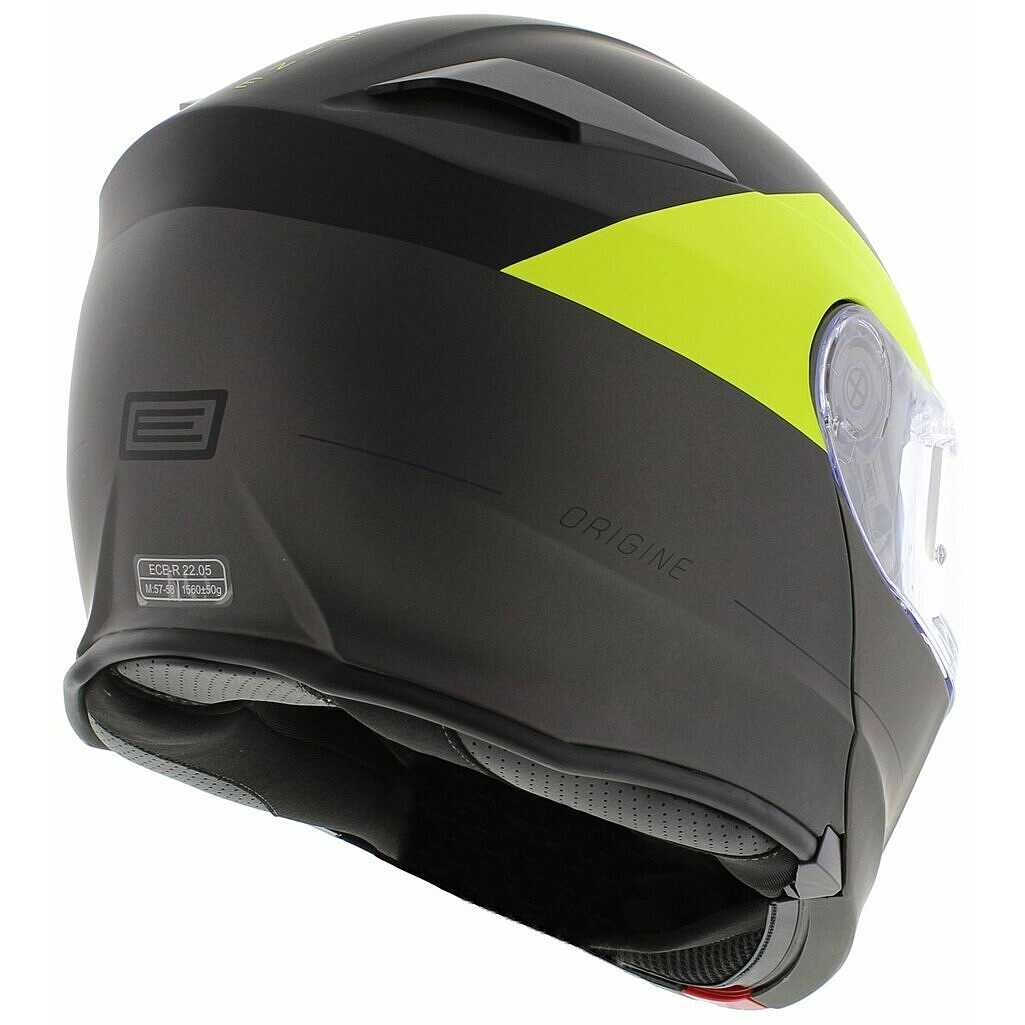 Casco Moto Jet Premier Vintage In Fibra Con Visierino Integrato U12 Giallo P13563