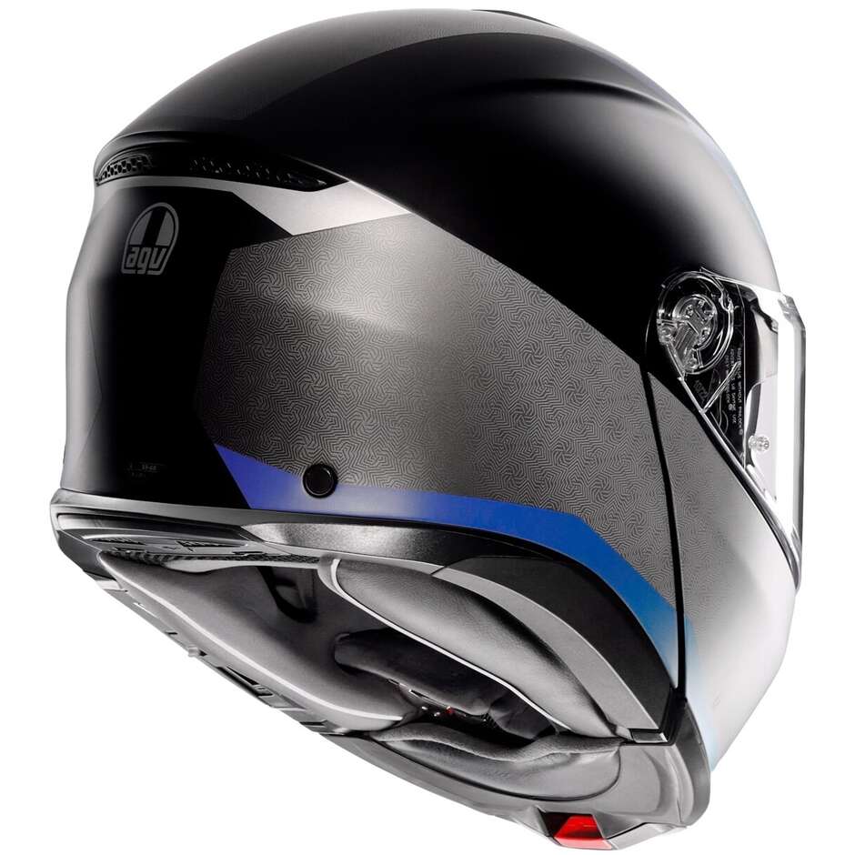 Casco Moto Modulare P/J Agv TOURMODULAR STRAY Opaco Nero Grigio Blu