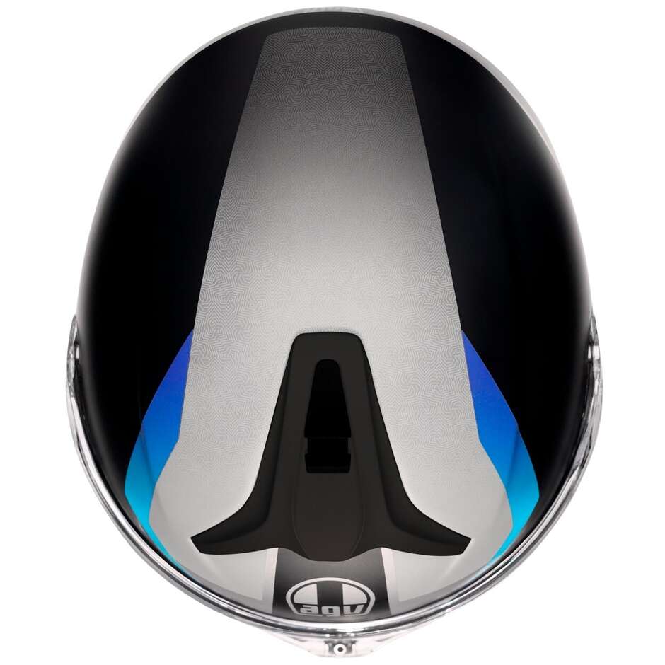 Casco Moto Modulare P/J Agv TOURMODULAR STRAY Opaco Nero Grigio Blu