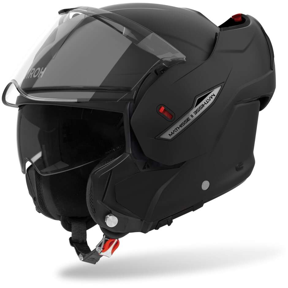 Casco Moto Modulare P/J Airoh MATHISSE 2 COLOR Nero Opaco
