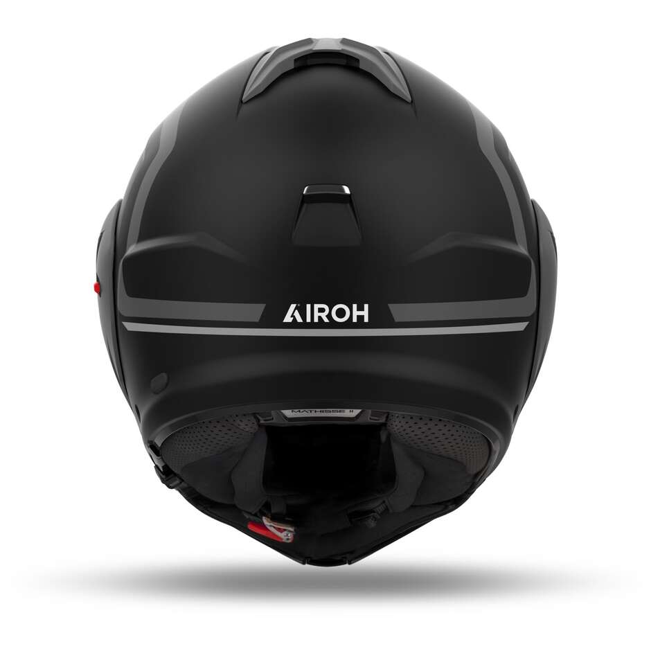 Casco Moto Modulare P/J Airoh MATHISSE 2 GENIUS Grigio Opaco