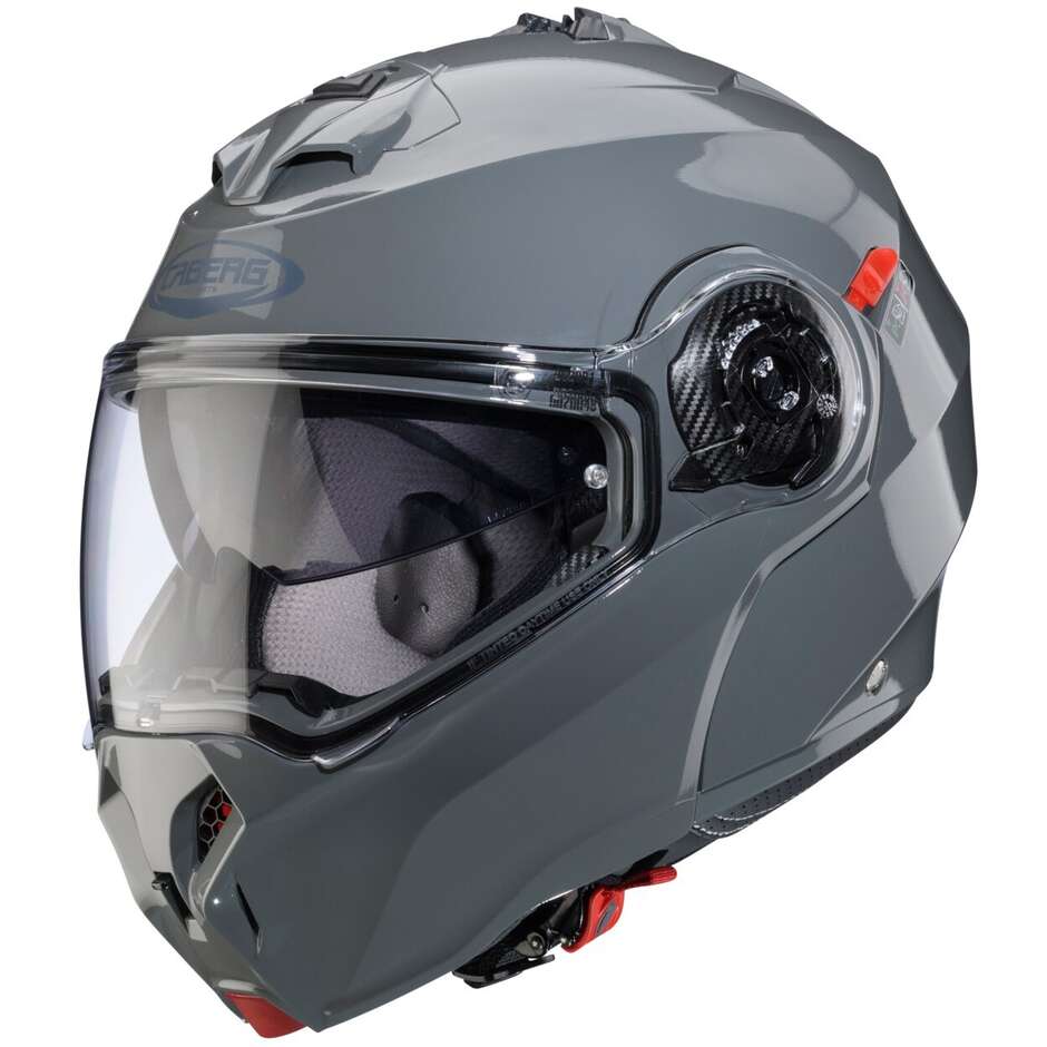 Casco Moto Modulare P/J Caberg DUKE EVO STONE Grigio