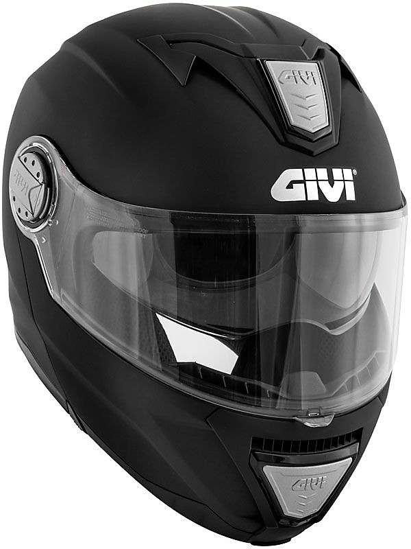 Casque de moto modulaire P / J Givi X.23 SYDNEY ECLIPSE Noir Jaune Fluo