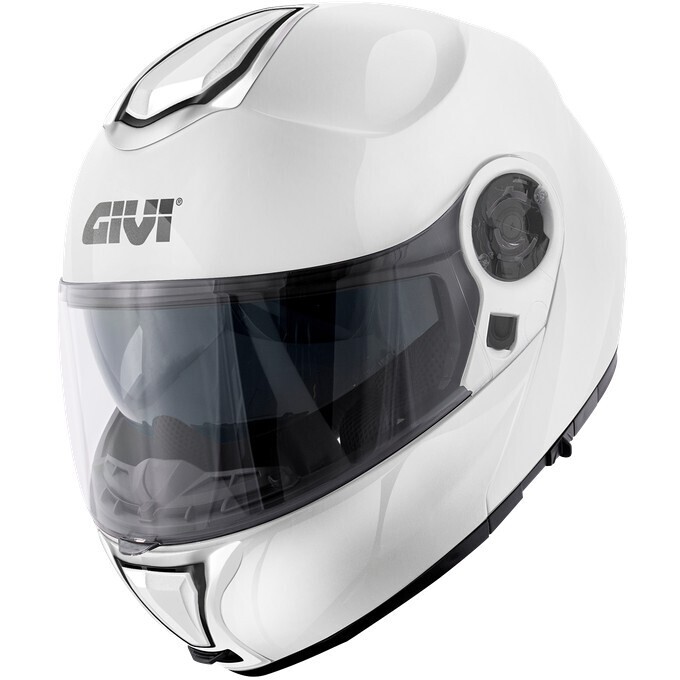 Casco Moto Modulare P/J X26 SOLID Bianco taglia XS