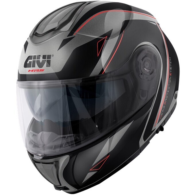 Casco Moto Modulare P/J X26 SQUARE Titanio Opaco Nero R taglia 2X