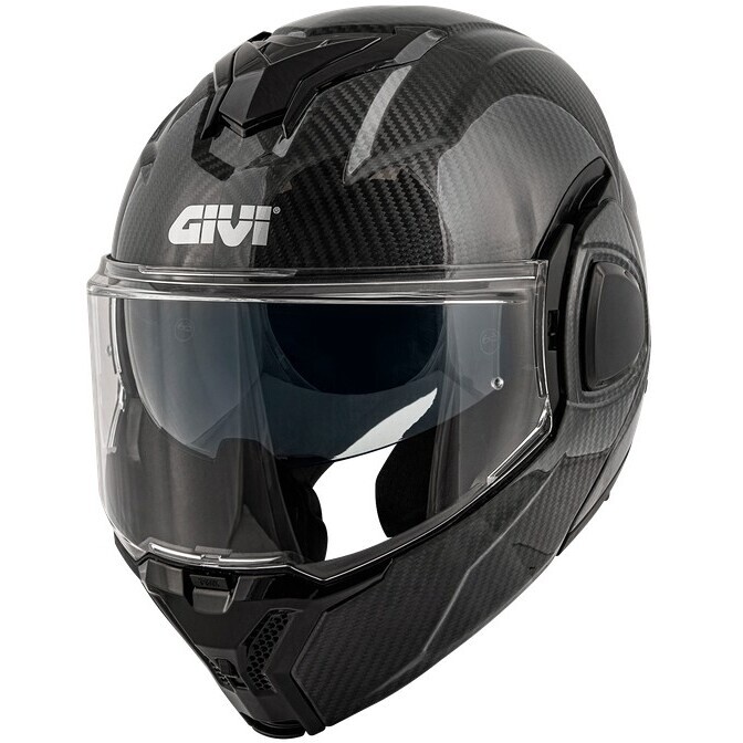 Casco Moto Modulare P/J X36 Carbonio Lucido taglia M
