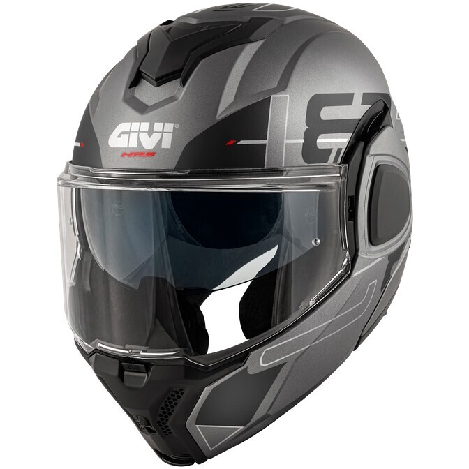 Casco Moto Modulare P/J X36 HPS VERTIGO Titanio Opaco N taglia XS