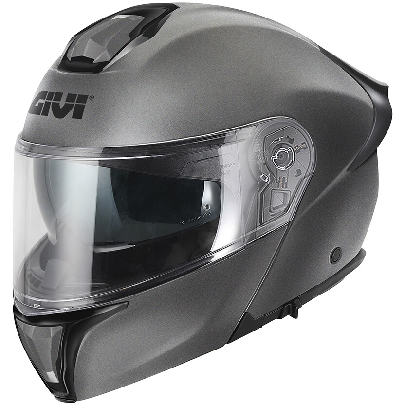 Casco Moto Modulare P/J X50 Fibra Titanio Opaco taglia XL