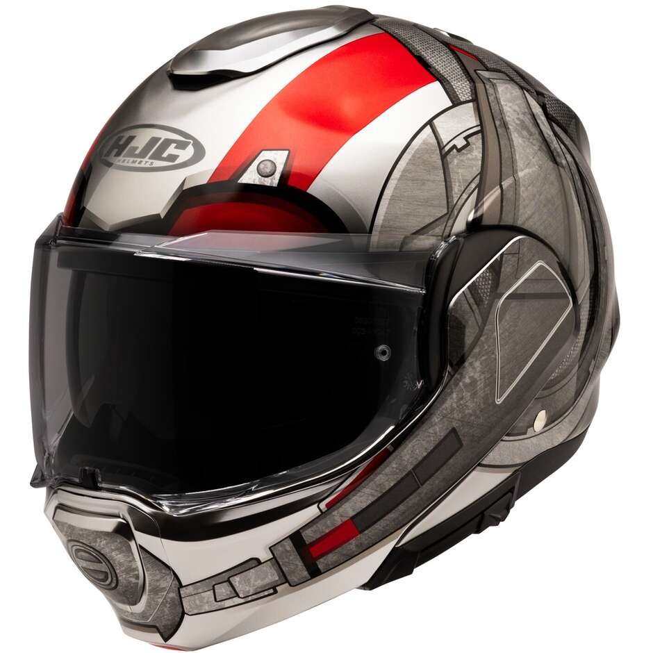 Casco Moto Modulare P/J Hjc F100 ANTMAN MARVEL MC1